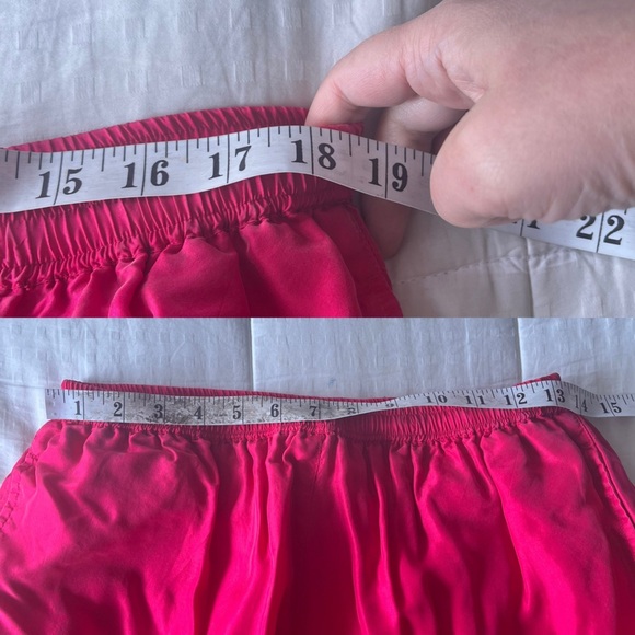 Vintage “Second Wind” Silk Fuchsia Tracksuit NWT Deadstock S - Picture 12 of 16